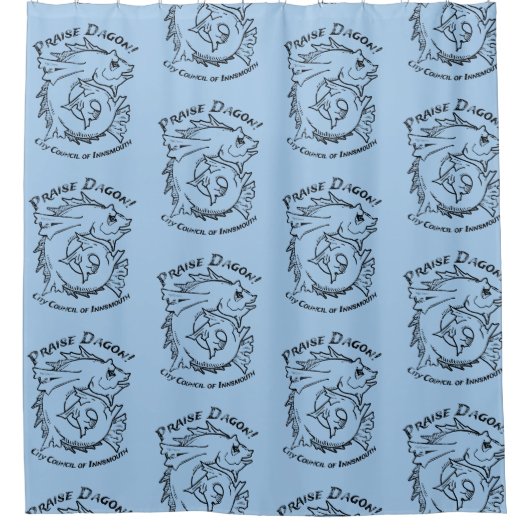 Lovecraft Horror Lovecraft Duschvorhang (Vorderseite)