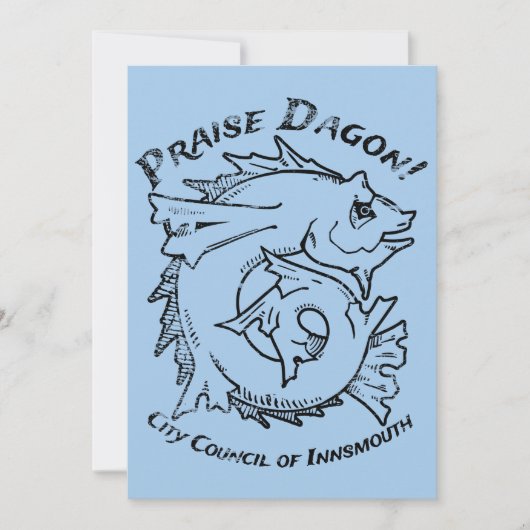 Lovecraft Horror Lovecraft Einladung (Vorderseite)