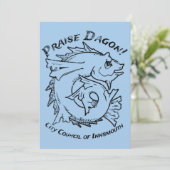 Lovecraft Horror Lovecraft Einladung (Stehend Vorderseite)