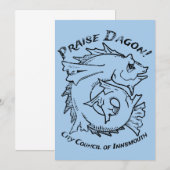 Lovecraft Horror Lovecraft Einladung (Vorne/Hinten)