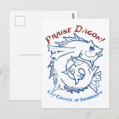 Lovecraft Horror Lovecraft Postkarte (Vorne/Hinten)