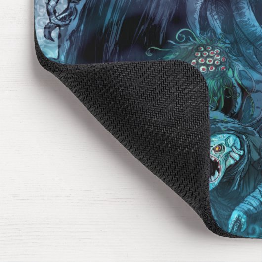 Lovecraft in the mist mouse pad mousepad (Ecke)