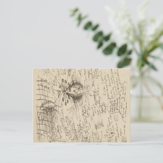 Lovecraft Postkarte (Stehend Vorderseite)