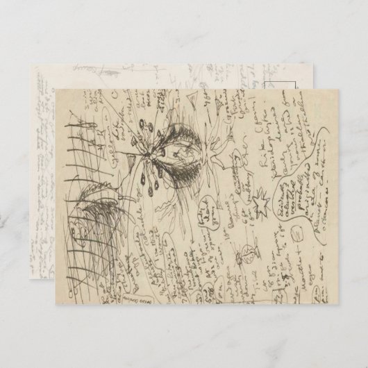 Lovecraft Postkarte (Vorne/Hinten)