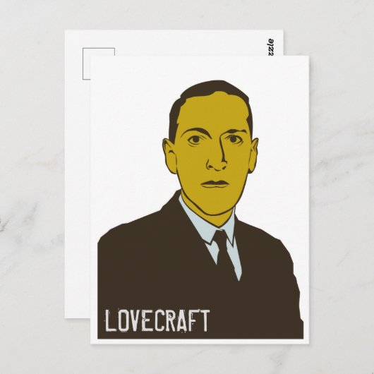 Lovecraft Postkarte (Vorne/Hinten)