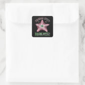 Lovecraft Quadratischer Aufkleber (Tasche)