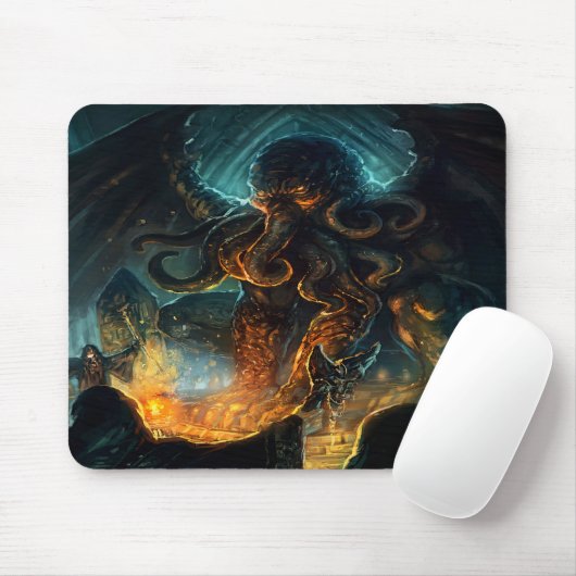 Lovecraft’s Cthulhu mouse pad Mousepad (Mit Mouse)