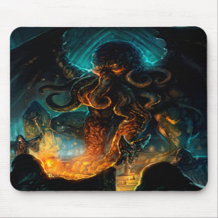 Lovecraft’s Cthulhu mouse pad Mousepad