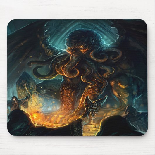 Lovecraft’s Cthulhu mouse pad Mousepad (Vorne)