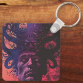 Lovecraftian Dark Fantasy Schlüsselanhänger (Rückseite)