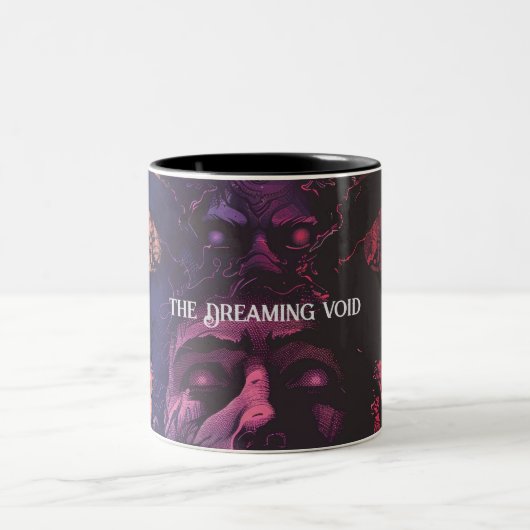 Lovecraftian Dark Fantasy Zweifarbige Tasse (Mittel)