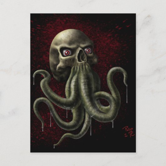 Lovecraftian Horror Postkarte (Vorderseite)