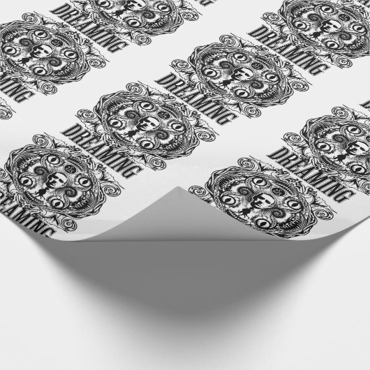 Lovecraftian Träume Geschenkpapier (Ecke)