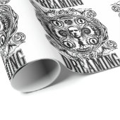 Lovecraftian Träume Geschenkpapier (Rolleneckpunkt)