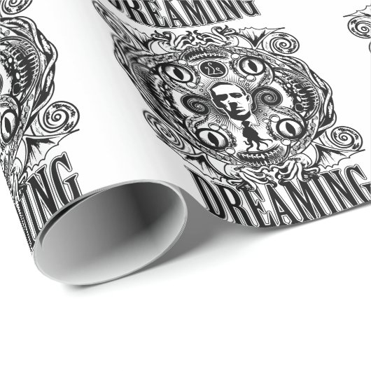 Lovecraftian Träume Geschenkpapier (Rolleneckpunkt)