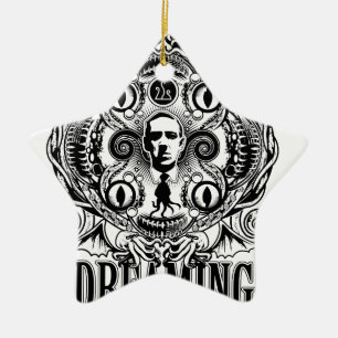 Lovecraftian Träume Keramikornament
