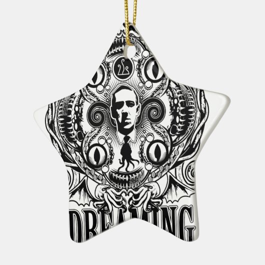 Lovecraftian Träume Keramikornament (Links)