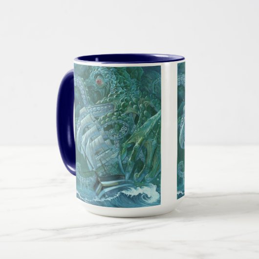 Lovecraftische Tasse (Vorderseite Links)