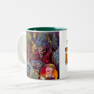 Lovecraft's Schatten über Innsmouth-Kaffeemaschin Zweifarbige Tasse
