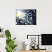 Lovecraft'sche Nachtigall Poster (Heimbüro)