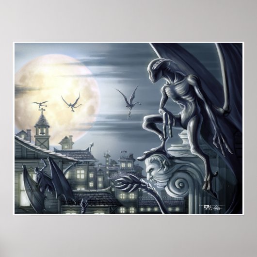 Lovecraft'sche Nachtigall Poster (Vorne)