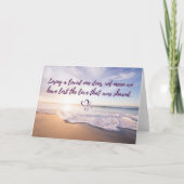 Loved a Loved One Card Karte (Vorderseite)