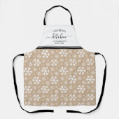 Loved Baked in Snowflake Holiday Schürze (Vorderseite)