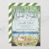 Loved Bayou Swamp Baby Dusche Einladung (Vorne/Hinten)