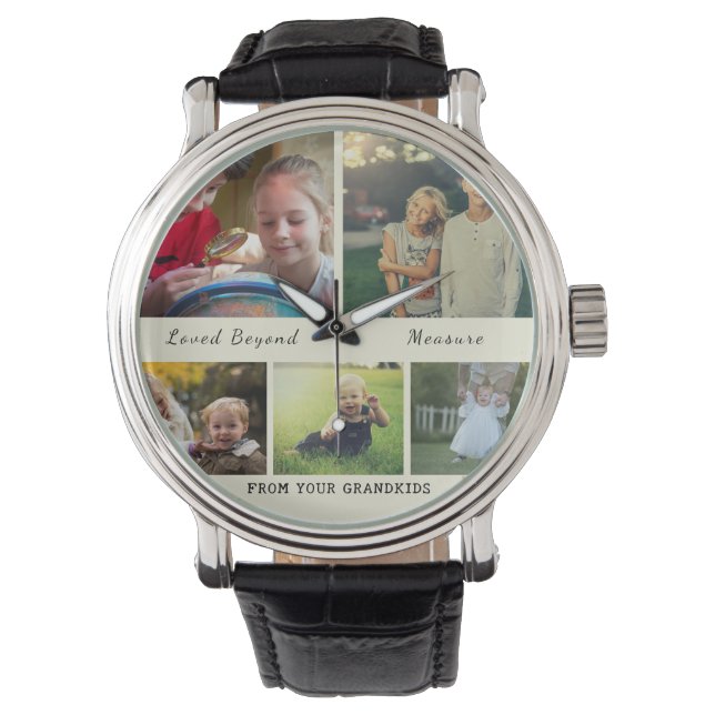 Loved Beyond Measure – Grandparents Day Watch Armbanduhr (Vorderseite)