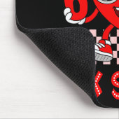 Loved By 67 Valentines Six Seven Meme Hearts 6 7 W Mousepad (Ecke)