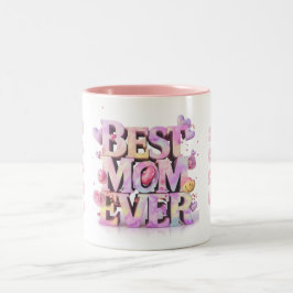 *~* Loved Hugs Muttertag Herz Blume 3-d AP72 Zweifarbige Tasse