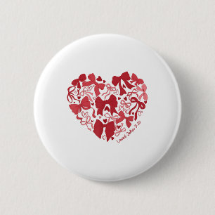 Loved John 3 16 Bow Valentine Christlich Bible Ver Button
