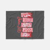 Loved John 3 16 Christian Loves Valentine's Day Go Fleecedecke (Vorderseite (Horizontal))