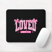 Loved John 3 16 Christian Loves Valentine's Day Go Mousepad (Mit Mouse)