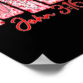 Loved John 3 16 Christian Loves Valentine's Day Go Poster (Ecke)