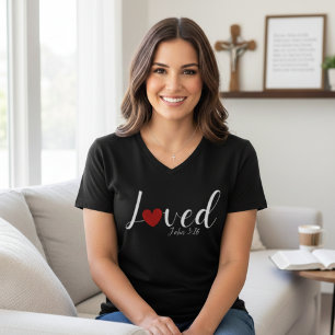 Loved John 3:16 Christlich T-Shirt