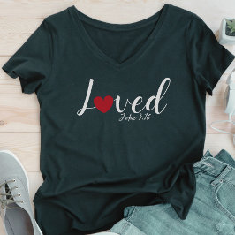Loved John 3:16 Christlich T-Shirt