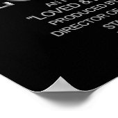 Loved & Love Movie Poster (Ecke)