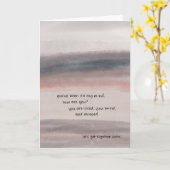 Loved & Missed Karte (Gelbe Blume)