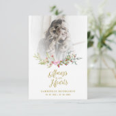 Loved One Woman In Memoriam Funeral Pink Wreath (Stehend Vorderseite)