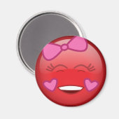 Loved Red Magnet (Vorderseite/Rückseite)