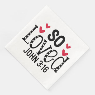 Loved-Standard-Cocktail Napkins Serviette