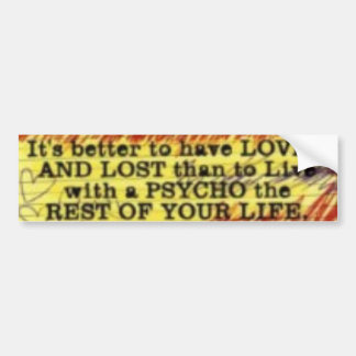 lovedlost autoaufkleber
