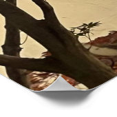 Lovedove-Silhouette Poster (Ecke)