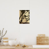 Lovedove-Silhouette Poster (Küche)