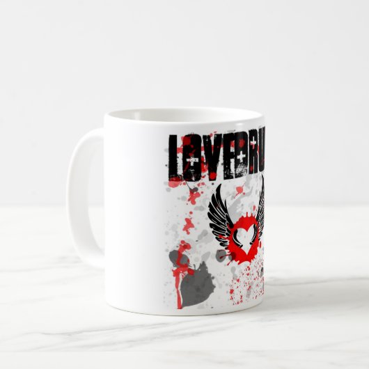 Lovedrunk Kaffee-Tasse Kaffeetasse (Vorderseite Links)