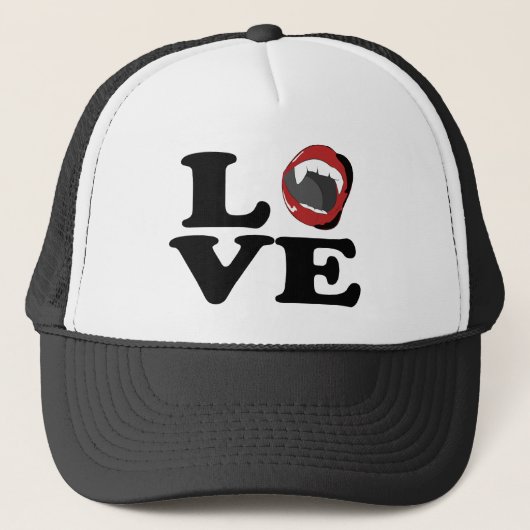 lovefangs truckerkappe (Vorderseite)