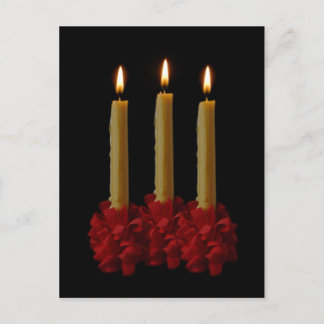 Lovefeest Candles Postkarte