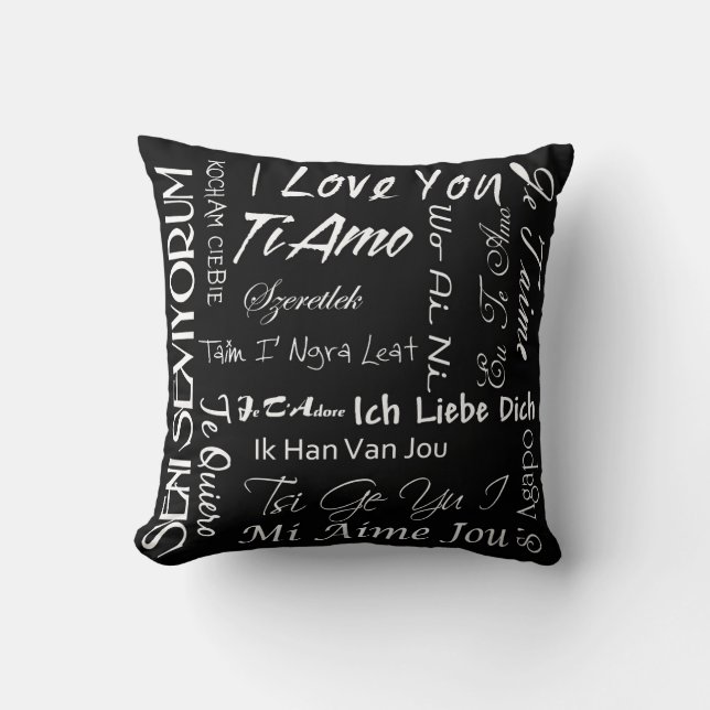 LoveFool Throw Kissen (Vorderseite)
