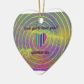 LoveGurls Verzierung Keramik Ornament (Links)